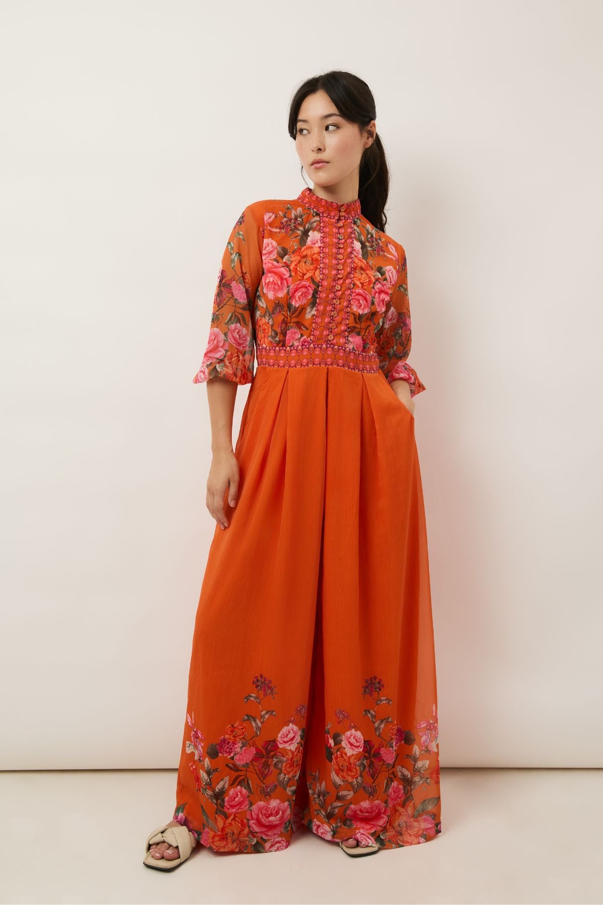 Harper Orange Jumpsuit