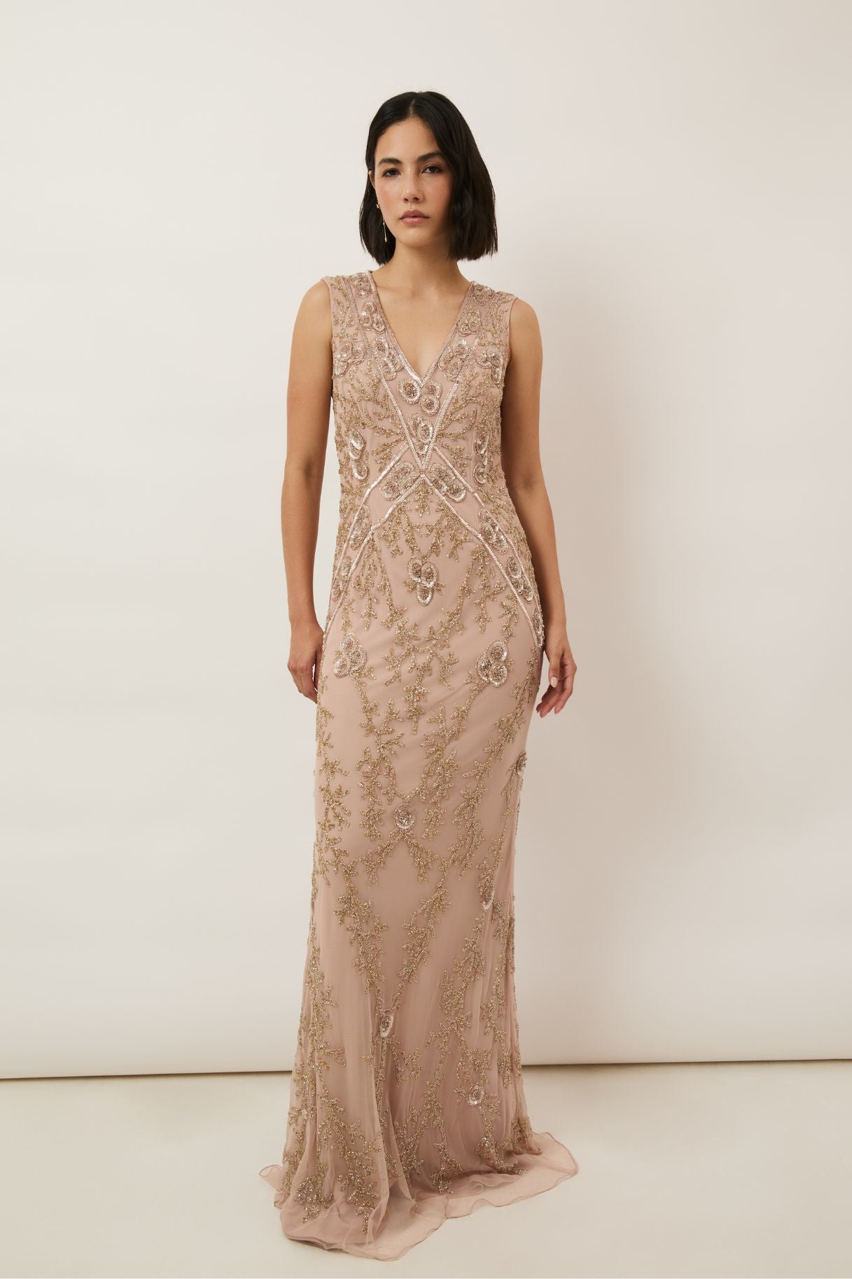 Tania Champagne Gown