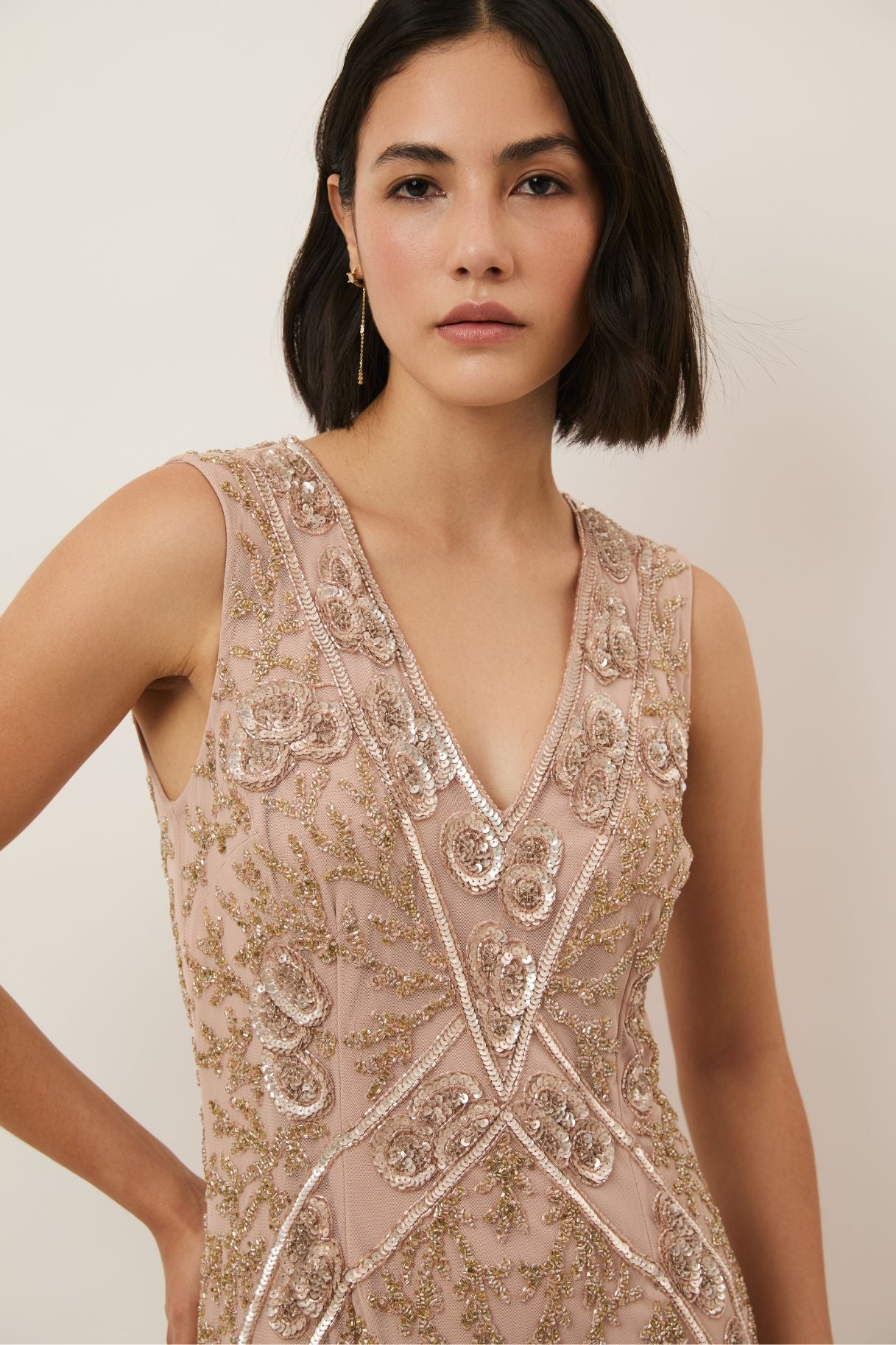 Tania Champagne Gown