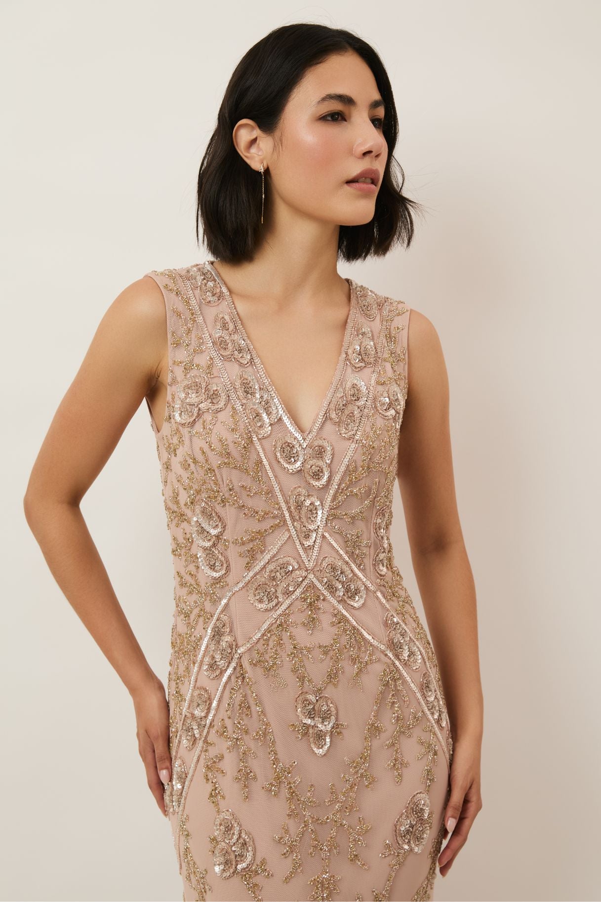 Tania Champagne Gown