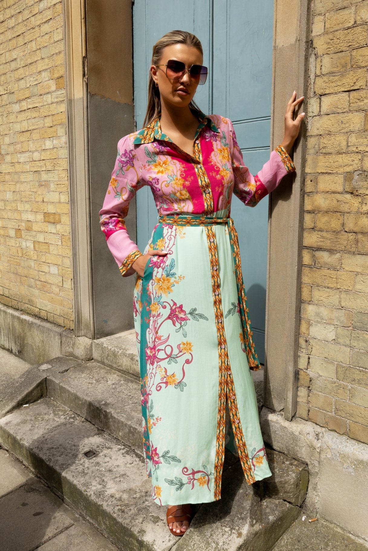 Jennifer Orange Dress