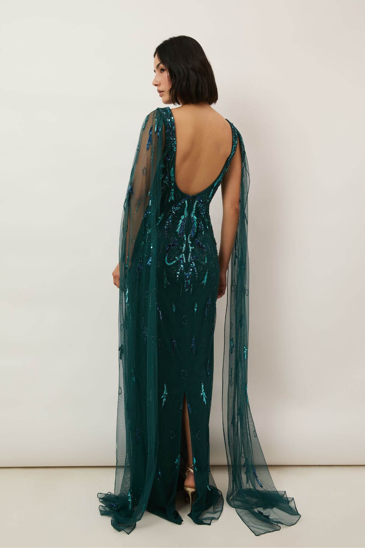 Melissa Teal Gown