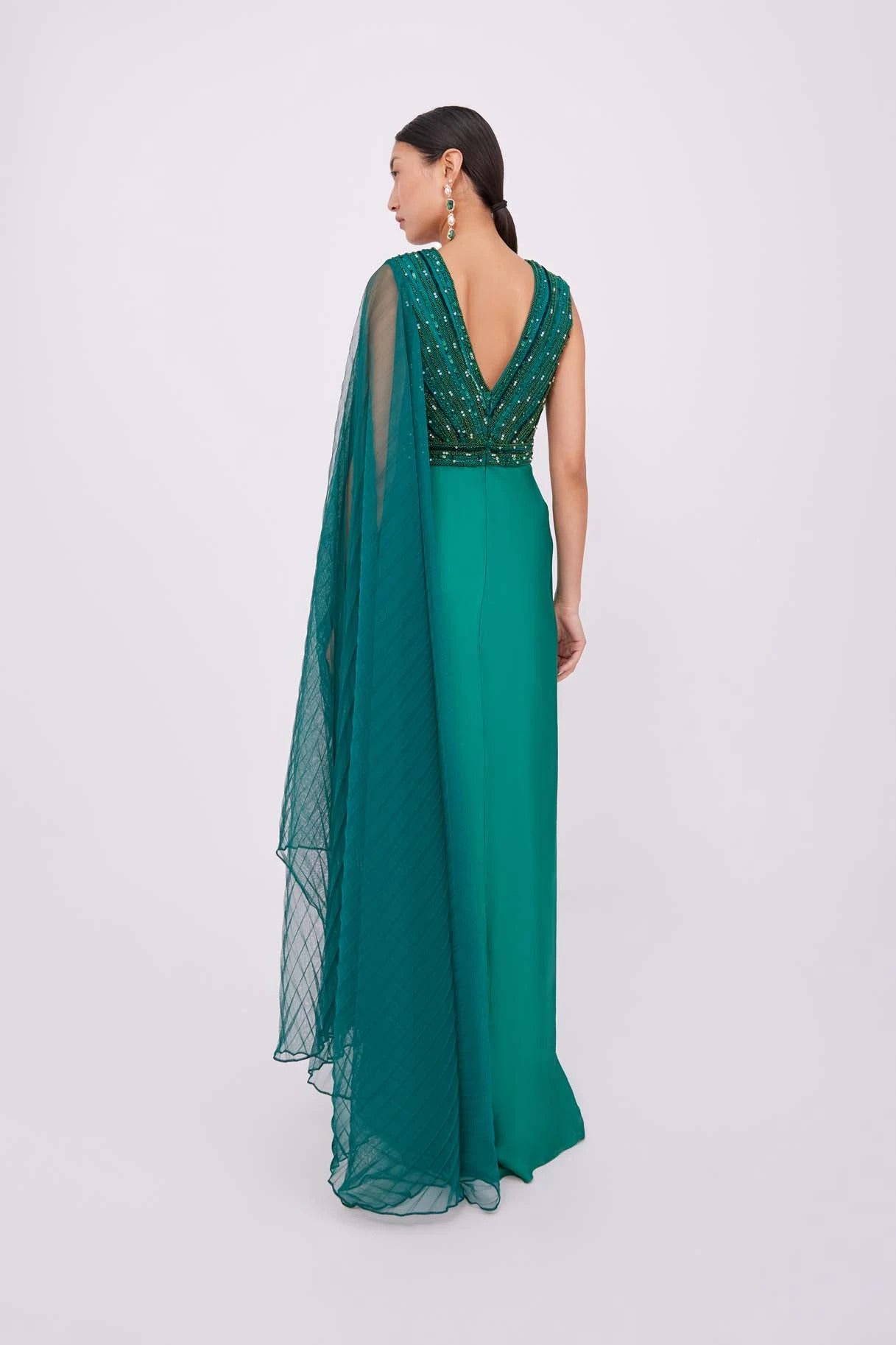 Anaya Green Gown