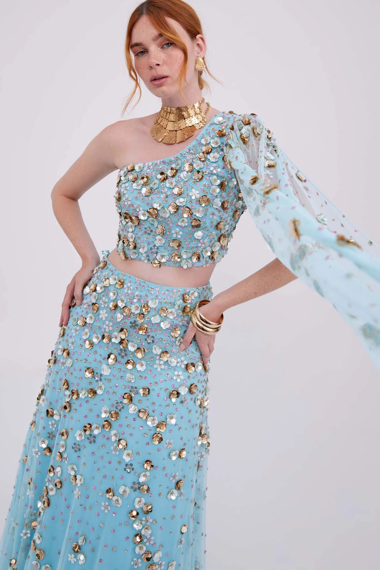 Inaya Blue Gown