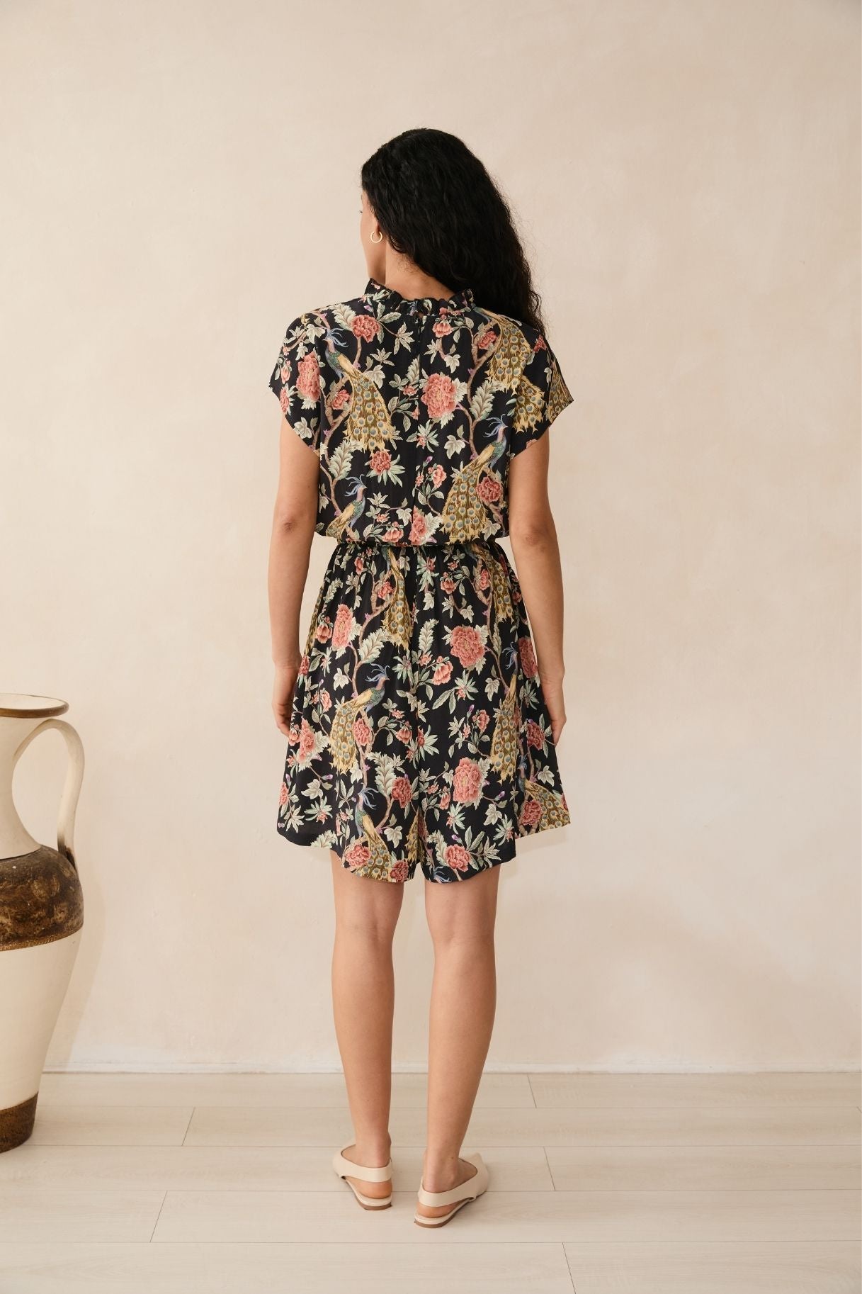 Samara Black Playsuit