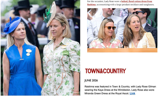 Worn by British Royalty, Featured in Town & Country Magazine