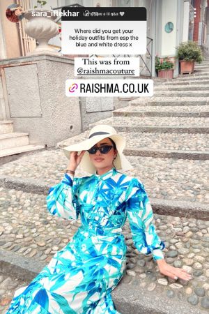 Sara Iftekhar seen in Raishma Studio