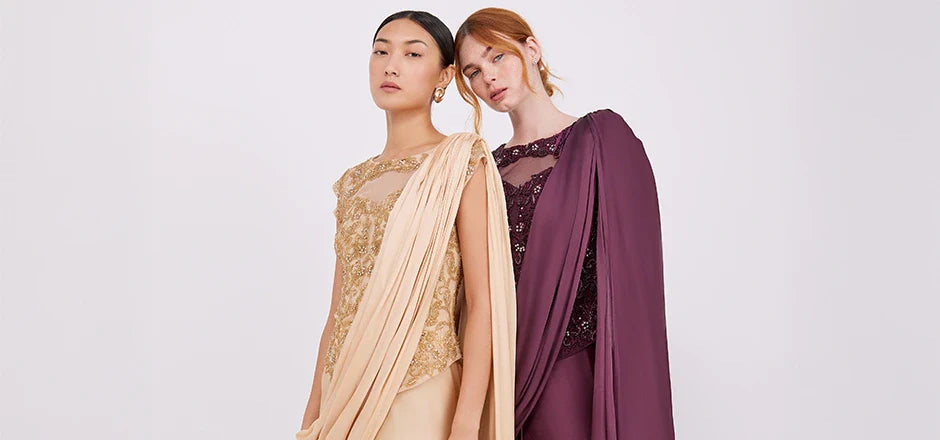 Saree Gowns & Dresses | Raishma London