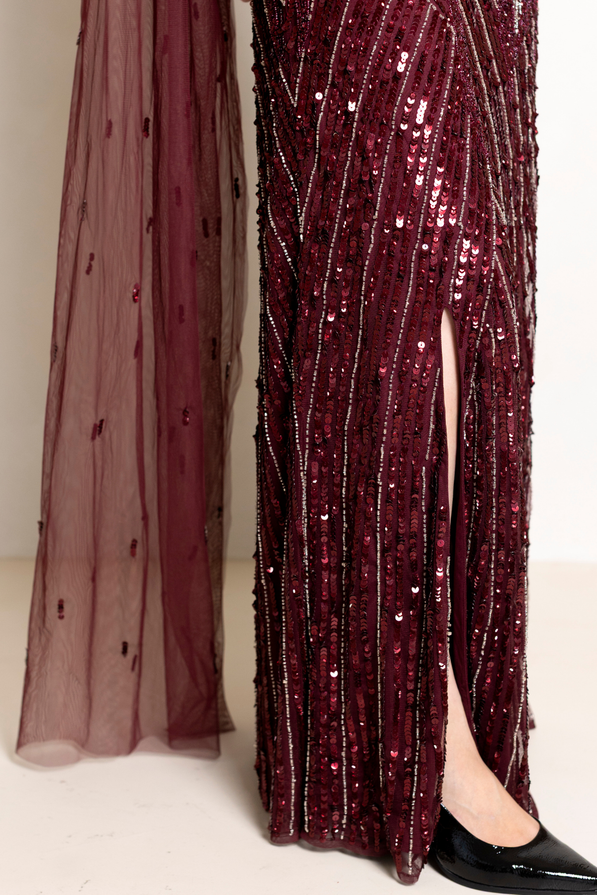 Natalia Plum Gown