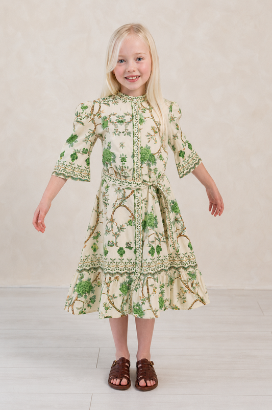 Goldie Green Kids Dress