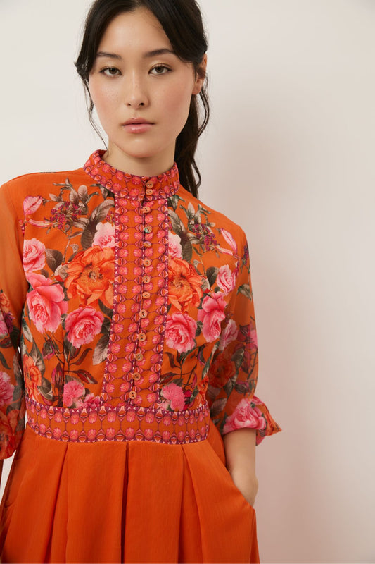 Harper Orange Jumpsuit