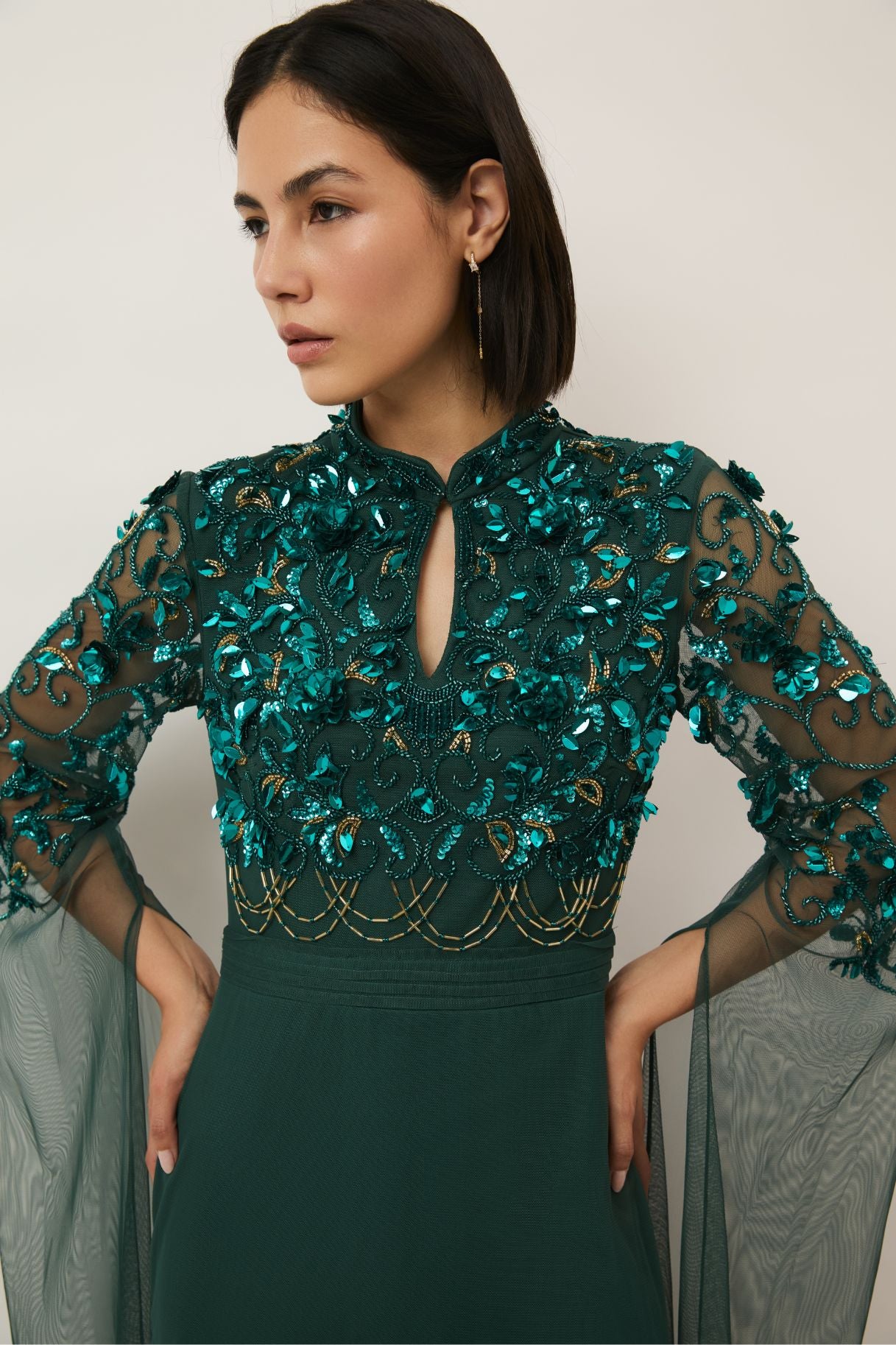 Rochelle Green Gown