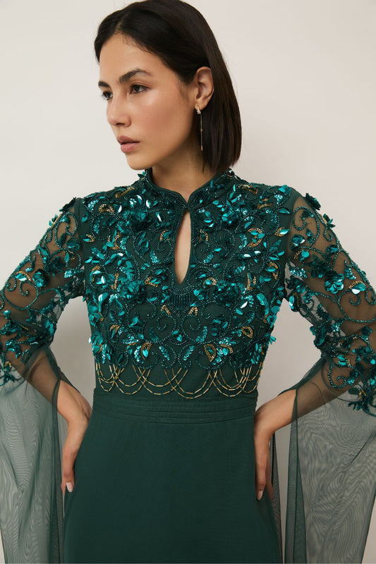 Rochelle Green Gown