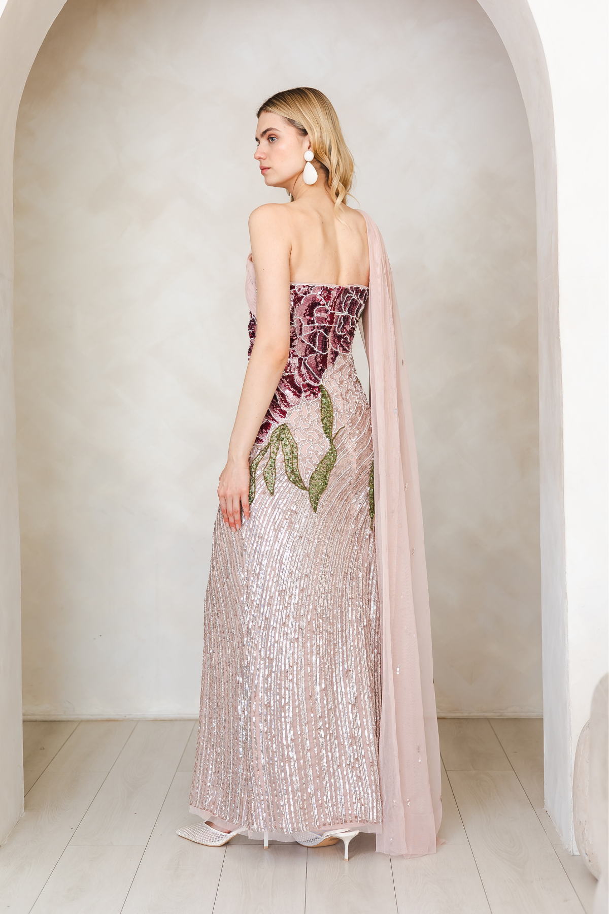 Natalia Pale Pink Gown