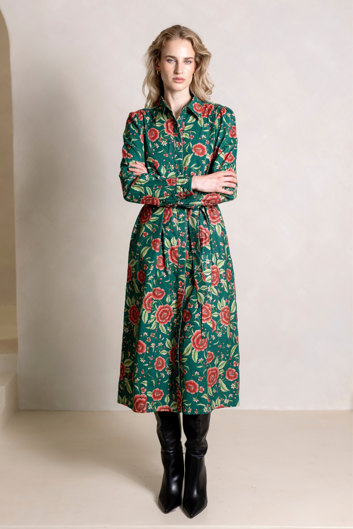 Inola Green Dress
