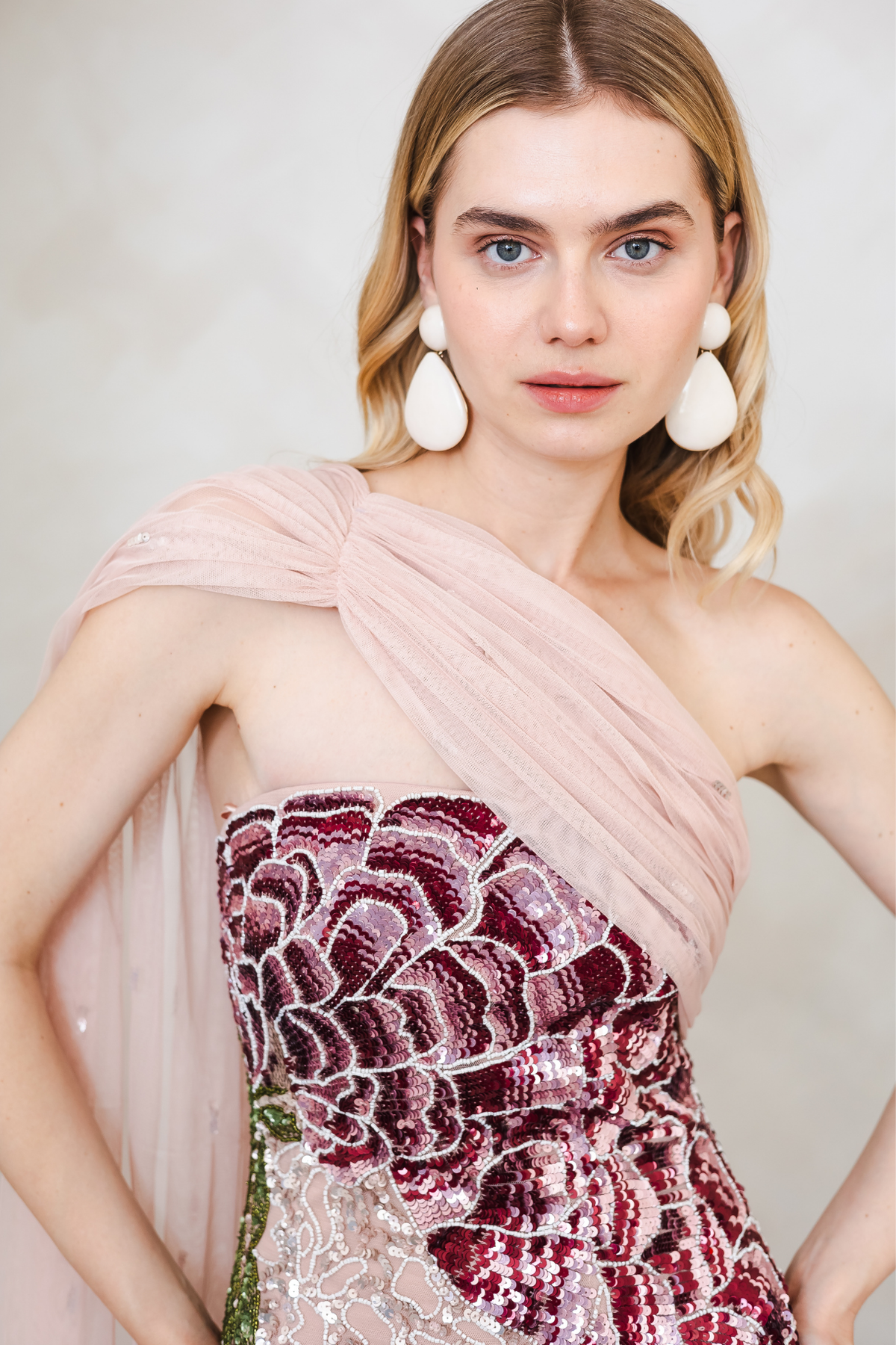 Natalia Pale Pink Gown