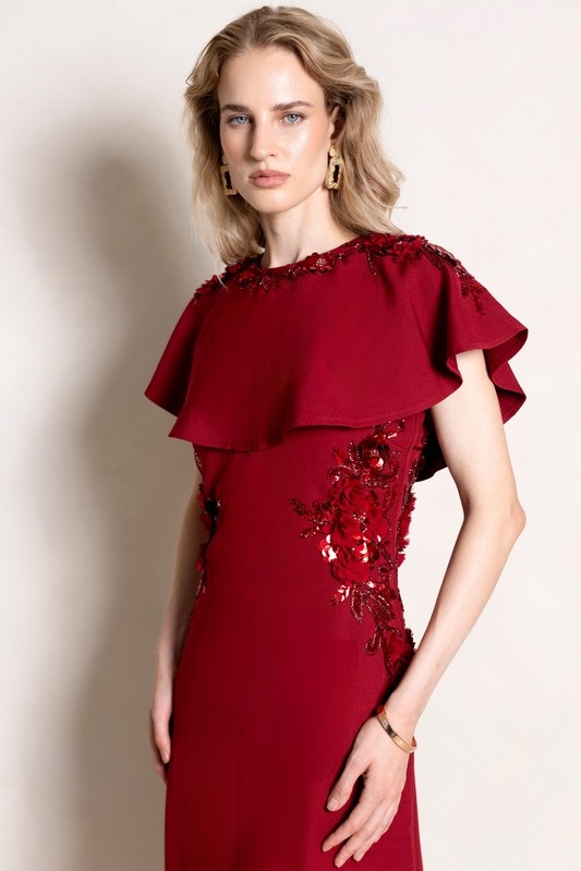 Jade Red Gown