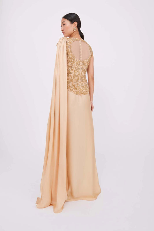 Anika Gold Gown