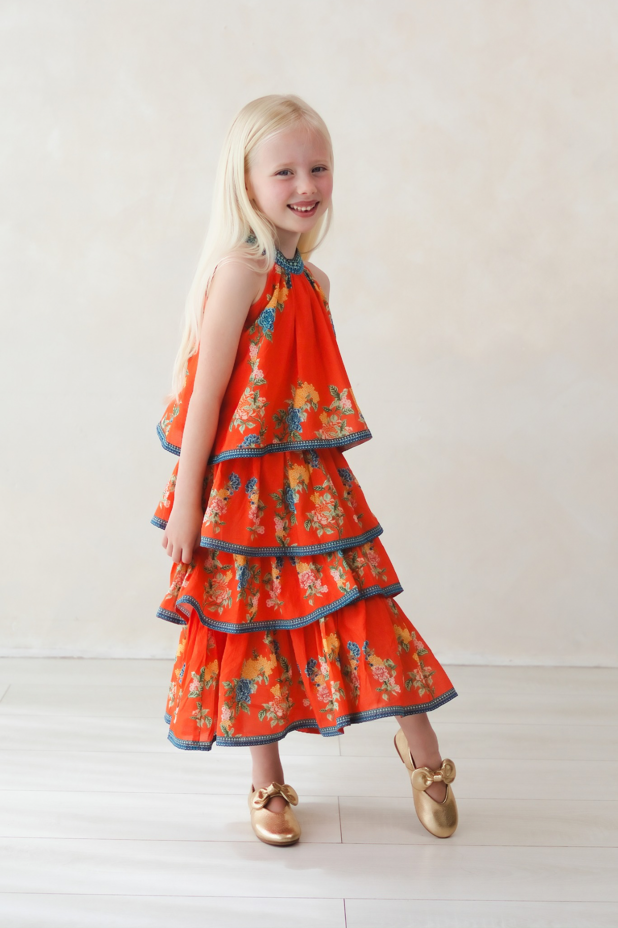 Matilda Orange Kids Dress