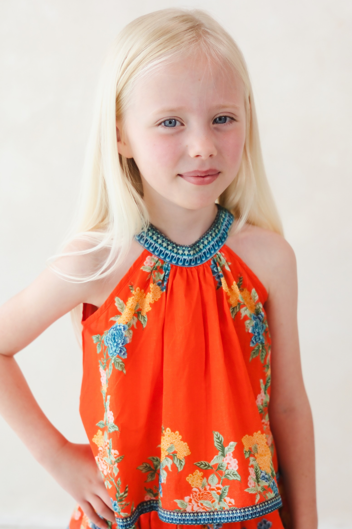 Matilda Orange Kids Dress