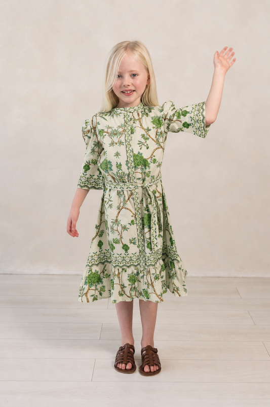 Goldie Green Kids Dress