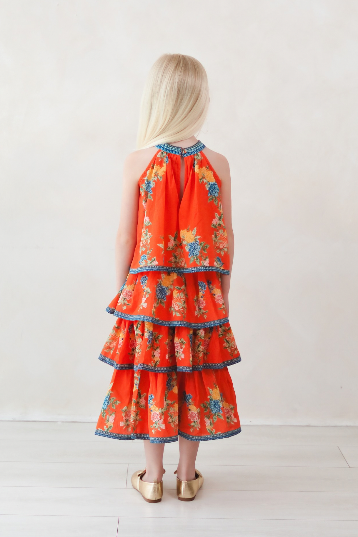 Matilda Orange Kids Dress