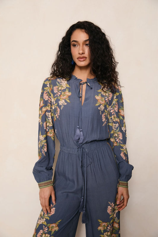 Hailey Blue Jumpsuit