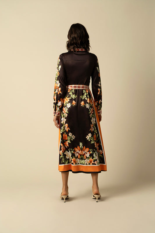 Kiara Brown Dress