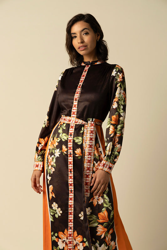 Kiara Brown Dress