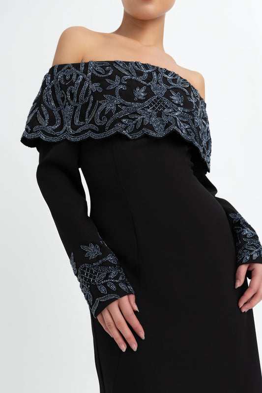 Maria Black Gown