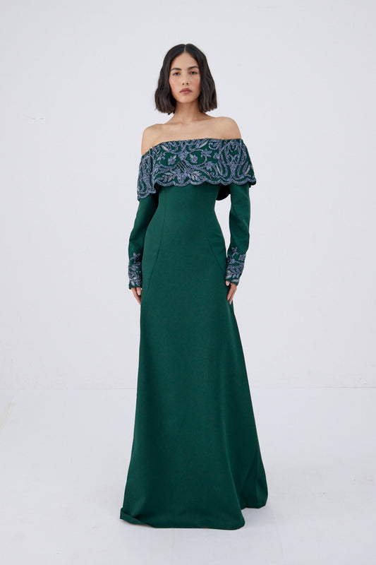 Maria Green Gown