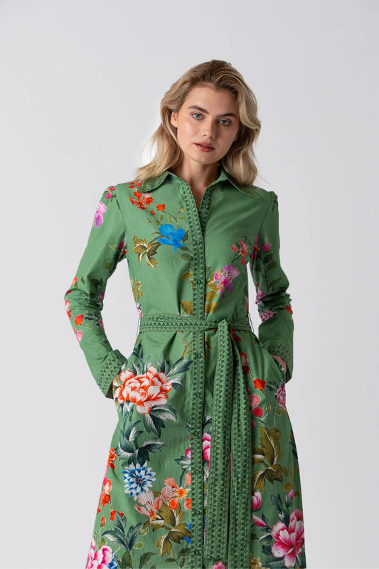 Olea Green Dress