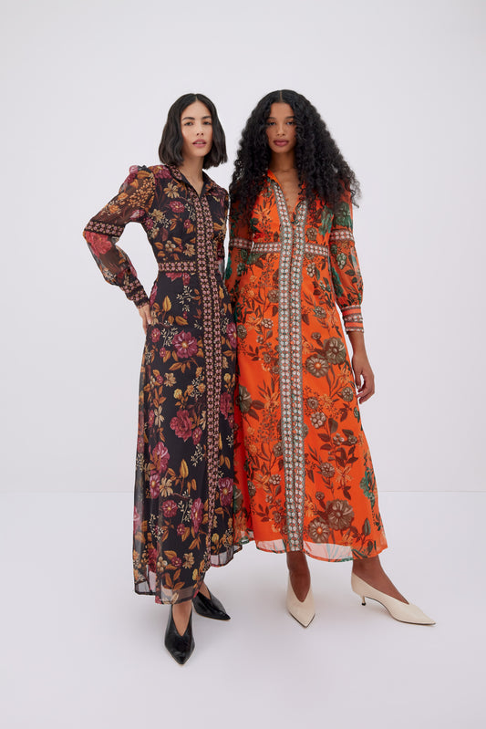 Aspen Orange Dress