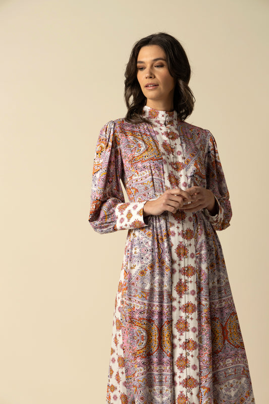 Maya Pink Cotton Dress