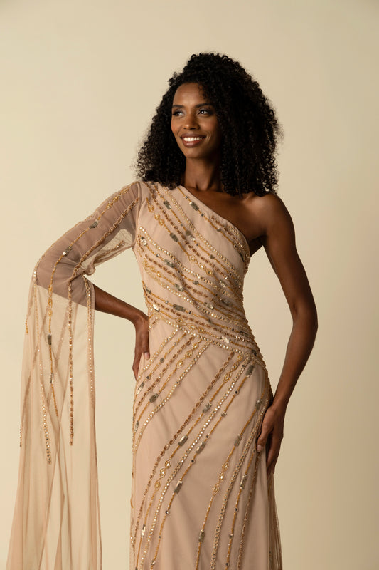 Nude Kalina Gown
