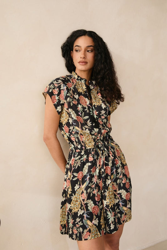 Samara Black Playsuit